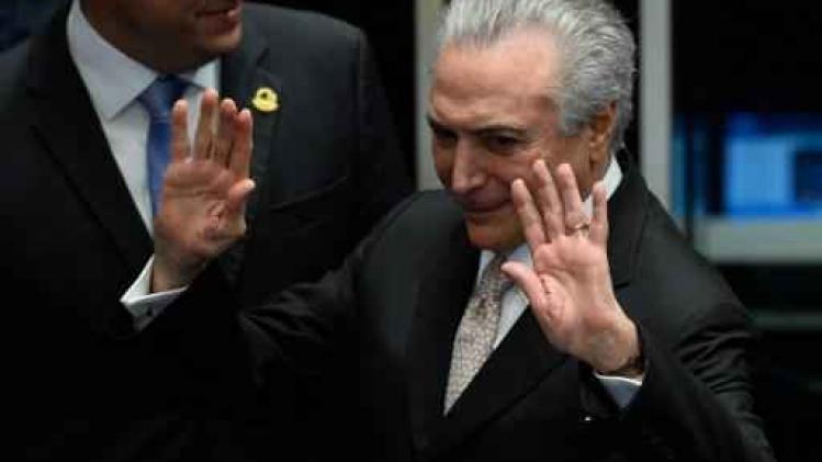 Afzettingsproces Rousseff - Michel Temer belooft "nieuw tijdperk" voor Brazilië