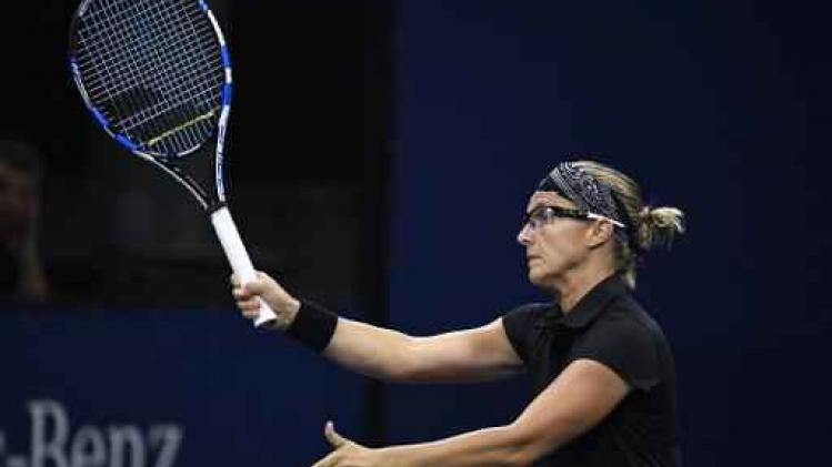Kirsten Flipkens overleeft eerste ronde dubbelspel US Open niet