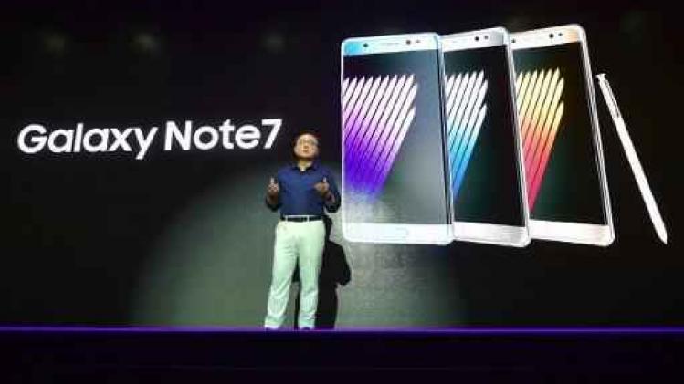 Samsung schort verkoop Galaxy Note 7 op wegens batterijprobleem