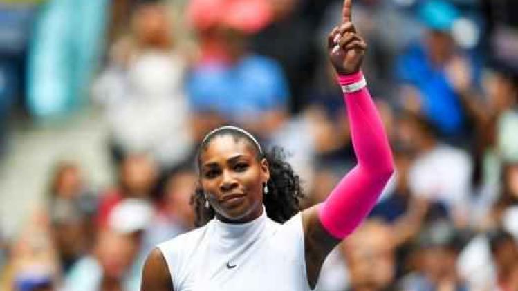 US Open - Serena Williams met recordzege naar achtste finales
