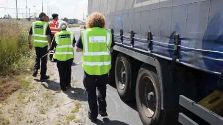 Eén vrachtwagen op vijf in overtreding bij Benelux-controles