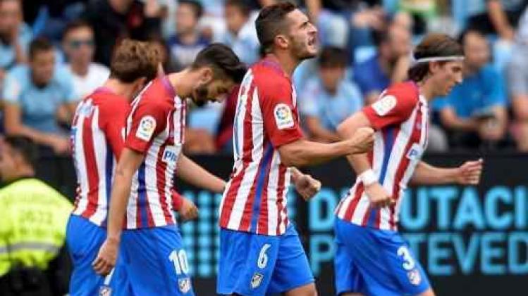 Carrasco klopt met Atlético het Celta de Vigo van Bongonda