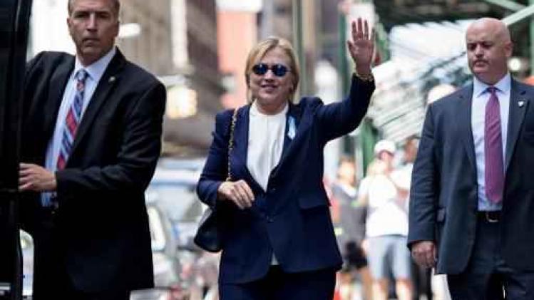 Clinton zegt campagnetrip naar Californië af omwille van gezondheidsredenen