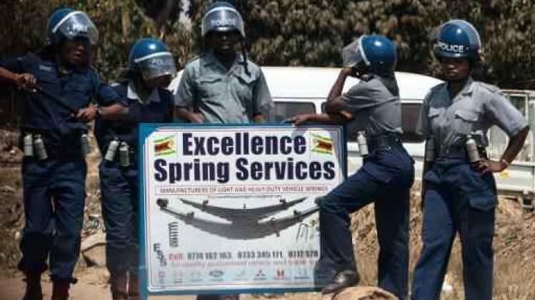 Politie verhindert anti-Mugabebetoging van Zimbabwaanse oppositie en middenveld
