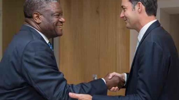De Croo bespreekt in New York situatie in Congo met dokter Mukwege