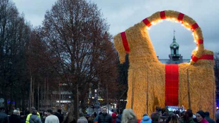 Bescherming van kerstbok kost Zweedse stad meer dan 88.000 euro