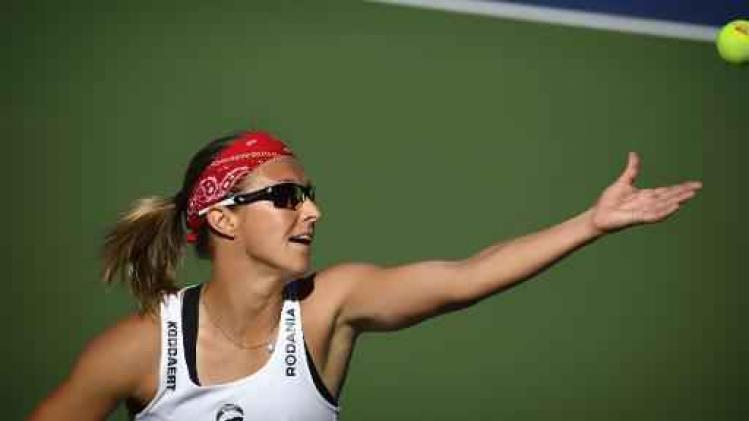 Kirsten Flipkens bereikt kwartfinales Tashkent na slijtageslag