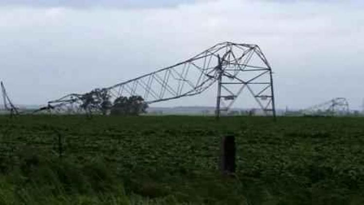 Volledige Australische deelstaat zonder stroom na zware storm