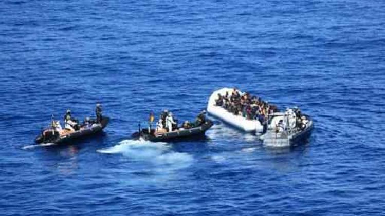 Opnieuw 1.800 migranten gered uit Middellandse Zee
