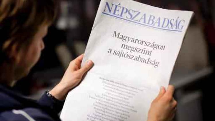 Hongaarse oppositiekrant Nepszabadsag verrassend niet meer verschenen