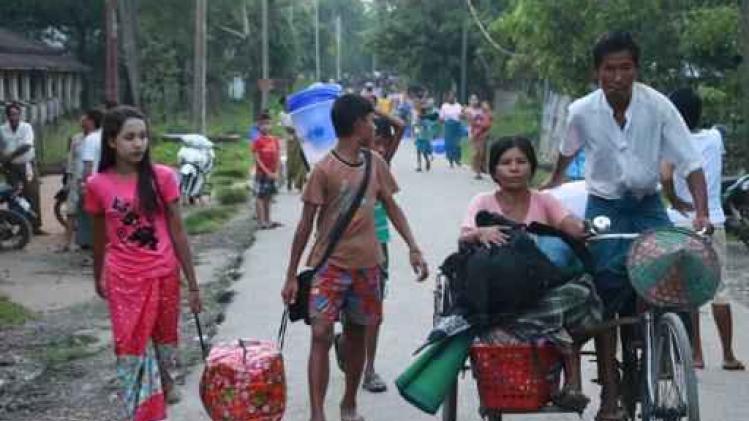 Duizenden inwoners op de vlucht voor geweld in westen van Myanmar