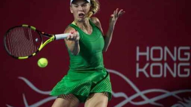Wozniacki treft Mladenovic in eindstrijd Hongkong