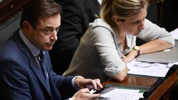 Beleidsverklaring - N-VA-voorzitter Bart De Wever was dan toch aanwezig in Kamer