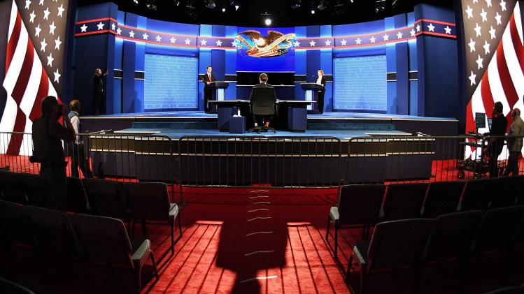 Las Vegas-presidential debate preparations