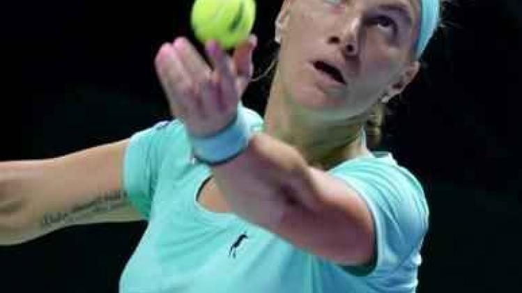 Svetlana Kuznetsova dient titelverdedigster Agnieszka Radwanska nederlaag toe