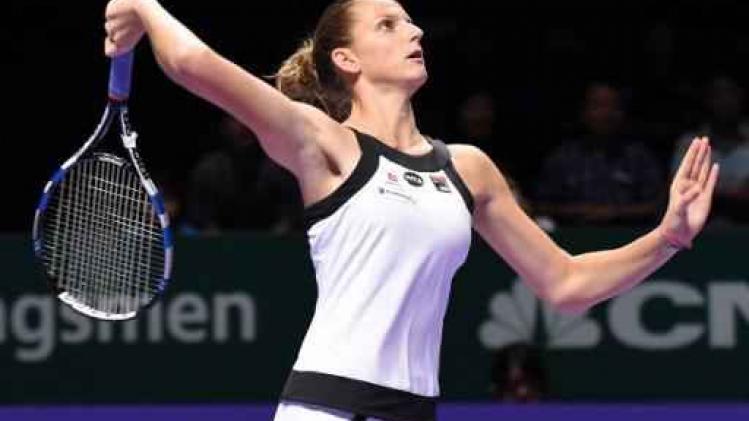 Karolina Pliskova verslaat Garbine Muguruza na spectaculaire comeback in derde set