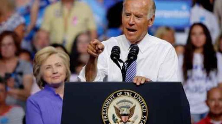 Clinton ziet vicepresident Joe Biden als hoofd van de diplomatie wel zitten