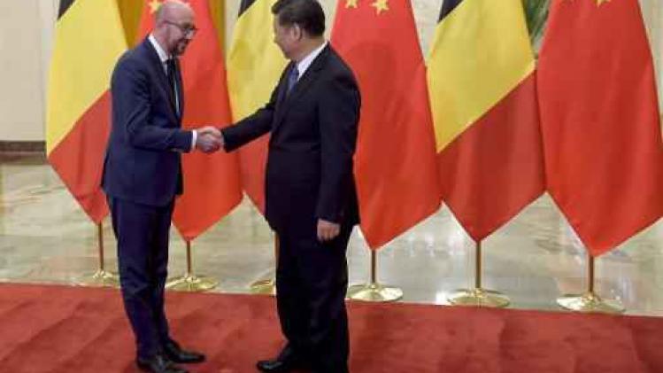 Premier Michel in China - Voetbal smeedt ook Belgisch-Chinese banden