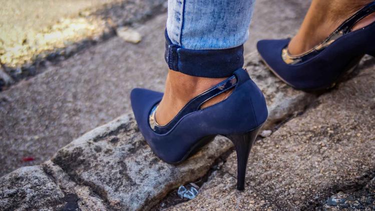 Schoenen met deals verwisselbare hak