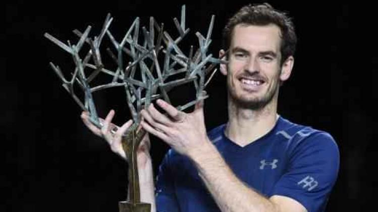 ATP Parijs-Bercy - Andy Murray verovert achtste toernooizege van het seizoen