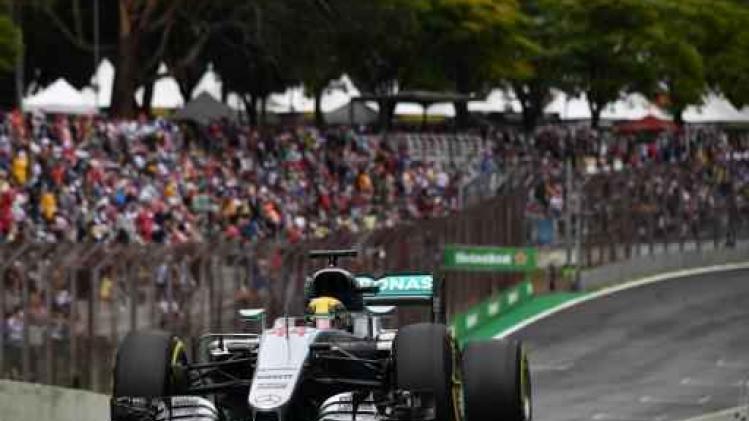 F1 - GP van Brazilië - Lewis Hamilton pakt pole