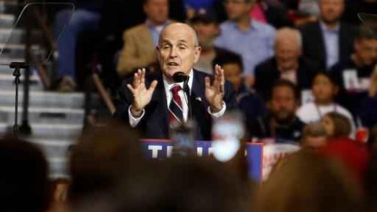 Ex-burgemeester New York Giuliani maakt goede kans op Buitenlandse Zaken
