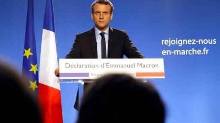 Emmanuel Macron stelt zich officieel kandidaat voor Franse presidentsverkiezingen