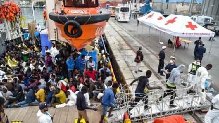 Recordaantal migranten bereikte vorige maand Italië