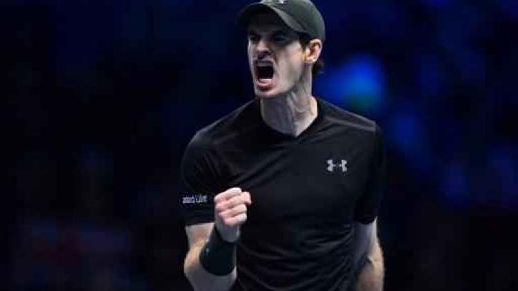 ATP World Tour Finals - Andy Murray plaatst zich na bijna vier zwoegen voor finale