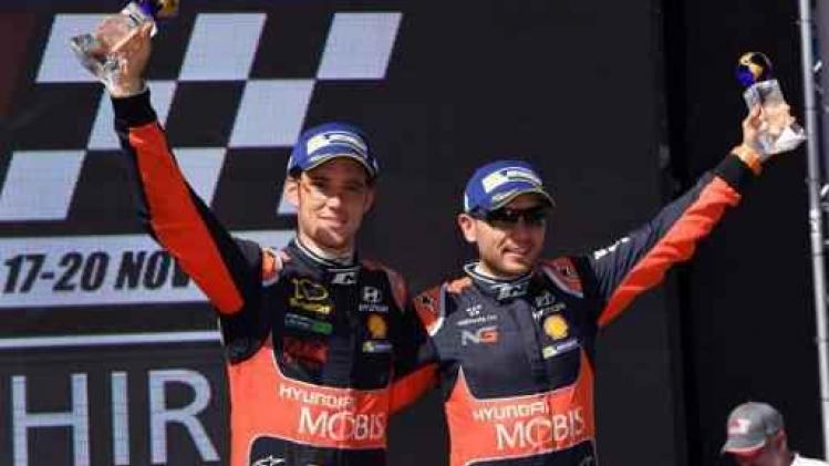 Rally van Australië - Thierry Neuville is vicewereldkampioen