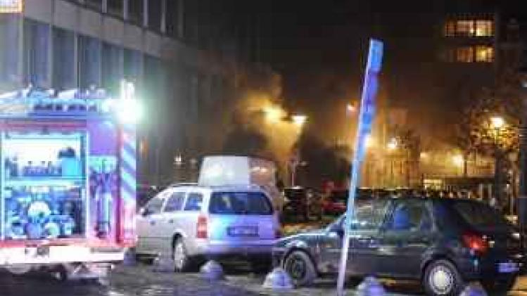 Brand in parking Opéra in Luik: twee personen licht geïntoxiceerd