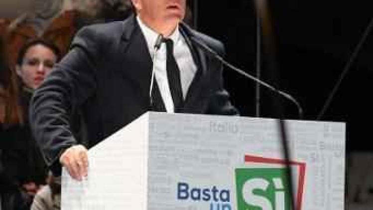 Referendum Italië - Renzi lanceert laatste offensief om onbesliste kiezer te overtuigen