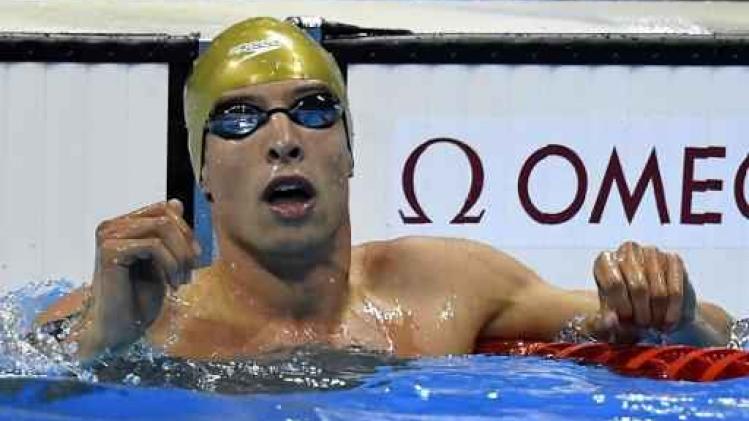 WK zwemmen kortebaan - Pieter Timmers is vrij tevreden over zijn race
