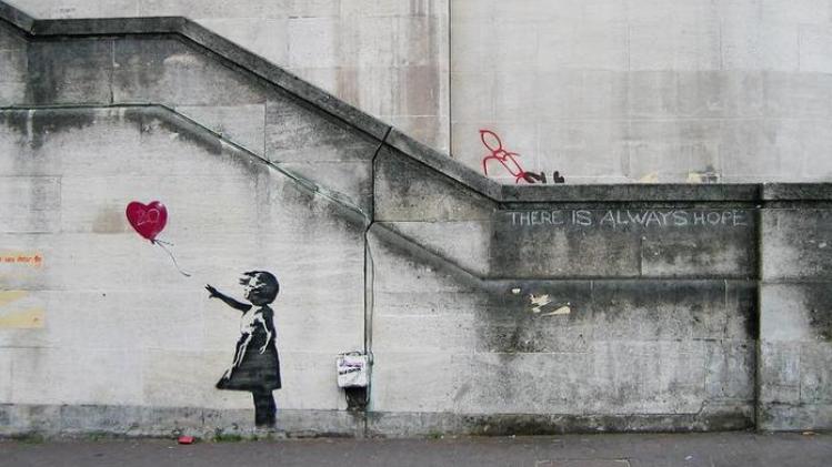 Straatkunstenaar Banksy komt naar België