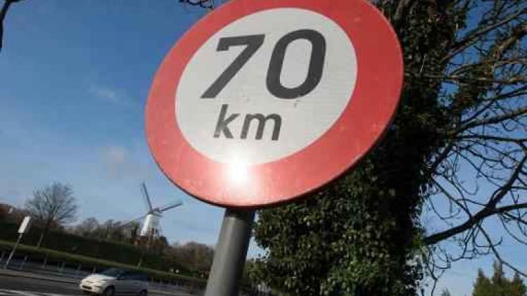 Zes op de tien automobilisten akkoord met snelheidsbeperking tot 70 km/u