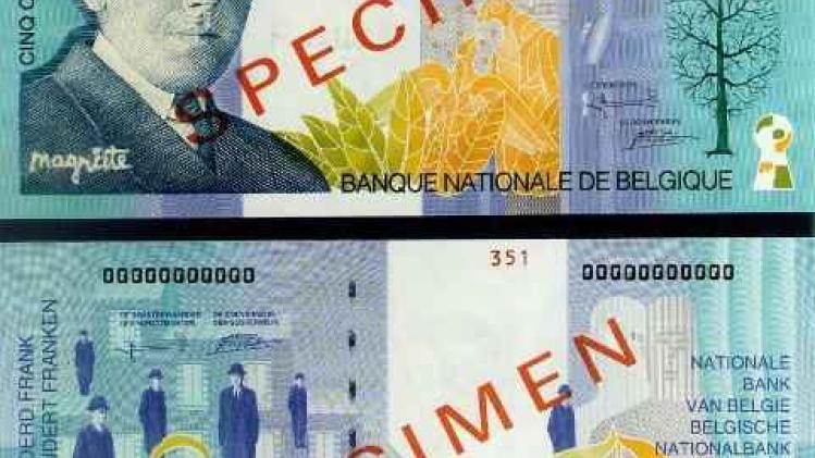 Meer dan honderdduizend oude frankbiljetten omgeruild in 2016