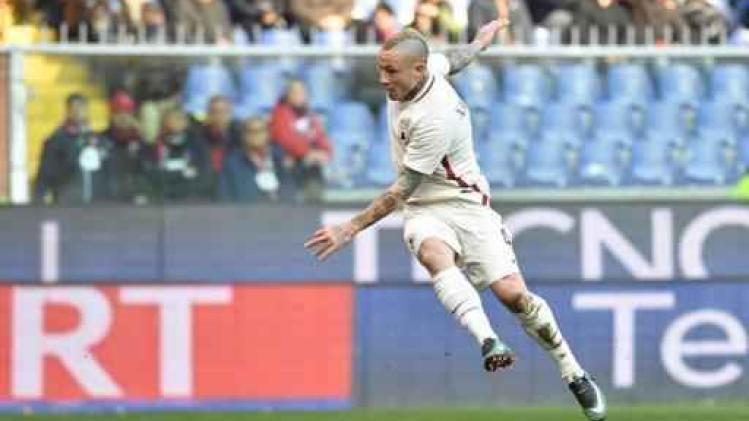 AS Roma nadert na krappe zege bij Genoa tot op een punt van leider Juventus