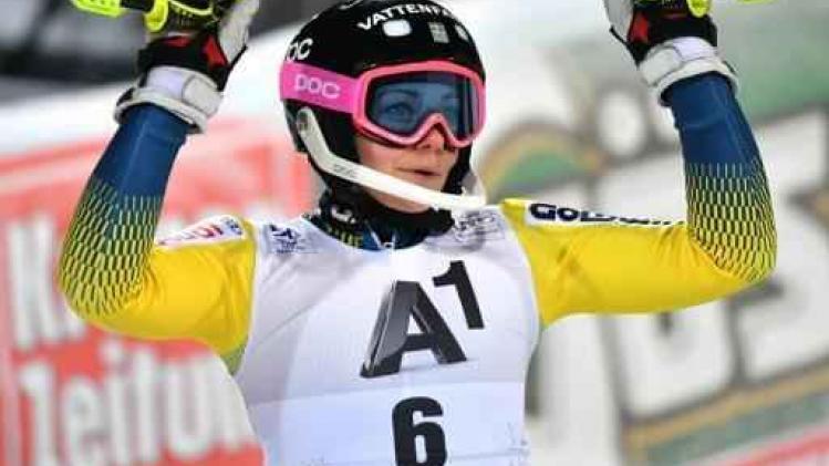 WB alpijnse ski - Frida Hansdotter wint nachtslalom Flachau