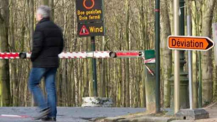 Brusselse parken en bossen donderdagmiddag dicht