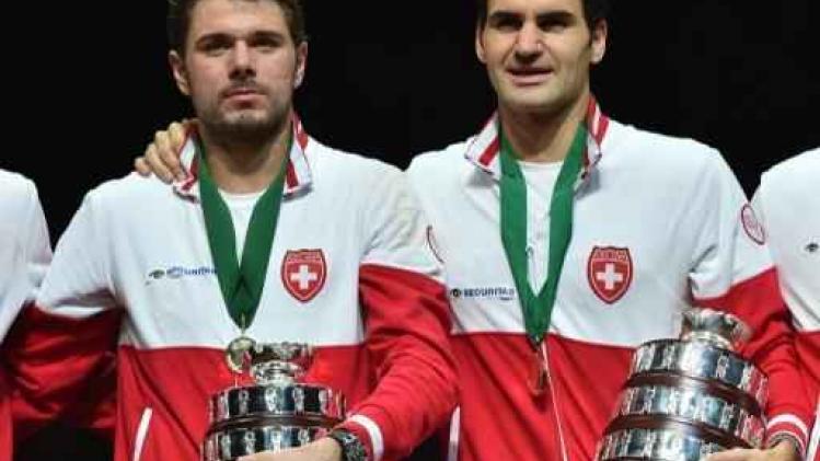 Federer en Wawrinka passen voor Davis Cup-duel tegen VS
