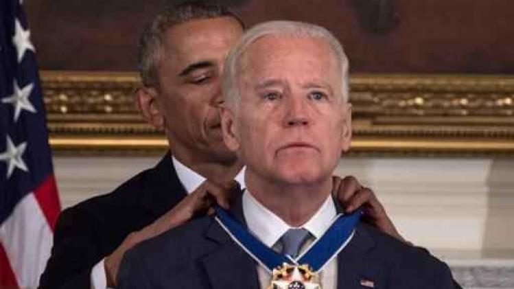 Obama verrast Biden met Presidential Medal of Freedom