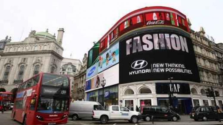 Piccadilly Circus in Londen enkele maanden zonder reclameschermen