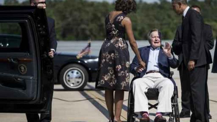 Oud-president George H.W. Bush in ziekenhuis: toestand is stabiel