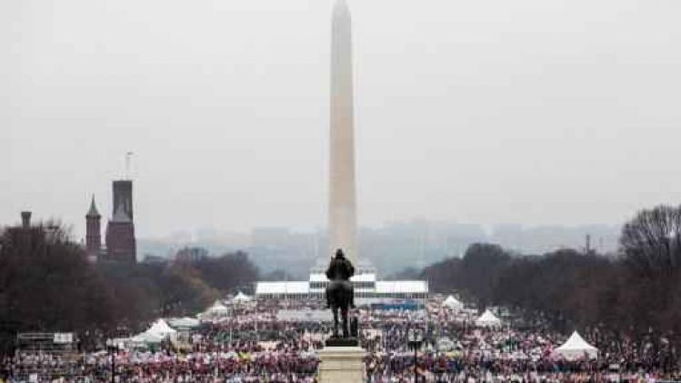 Honderdduizenden deelnemers aan Women's March in Washington
