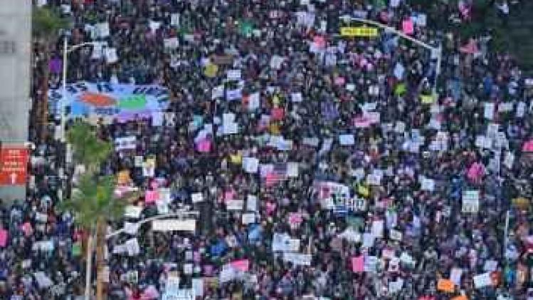 Meer dan half miljoen deelnemers aan Women's March is Los Angeles