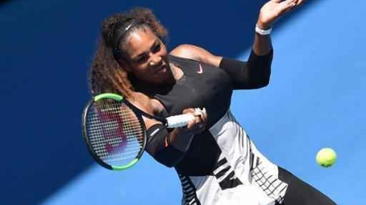 Australian Open - Serena Williams plaatst zich voor kwartfinale