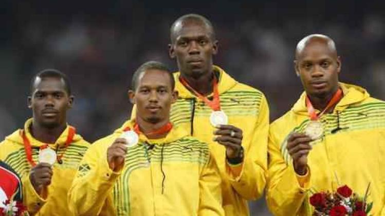 OS 2008 - Usain Bolt staat estafettegoud van Peking af