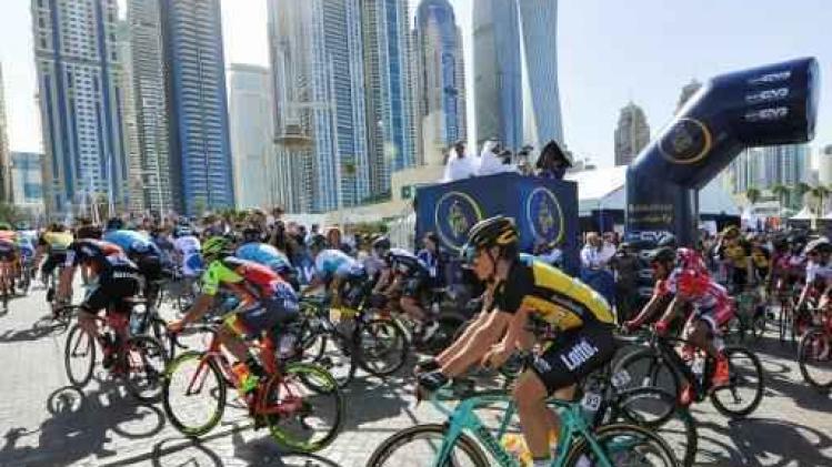 Vierde rit Ronde van Dubai geannuleerd door slecht weer