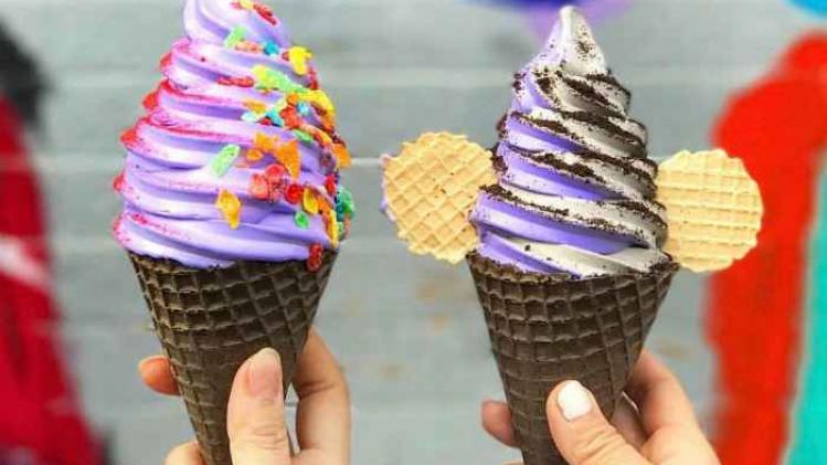 Paars ijs verovert Instagram