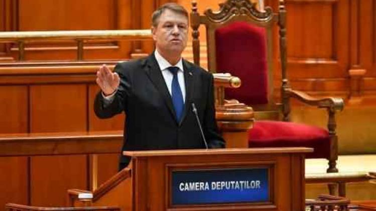 Roemeense president Iohannis tegen nieuwe verkiezingen